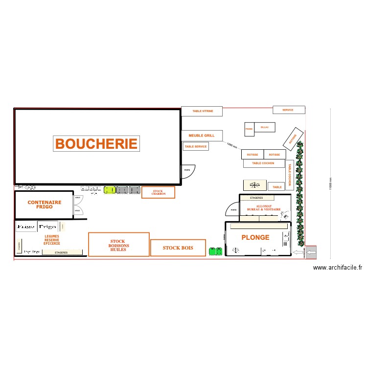 Implantation noel 2025.1. Plan de 3 pièces et 84 m2