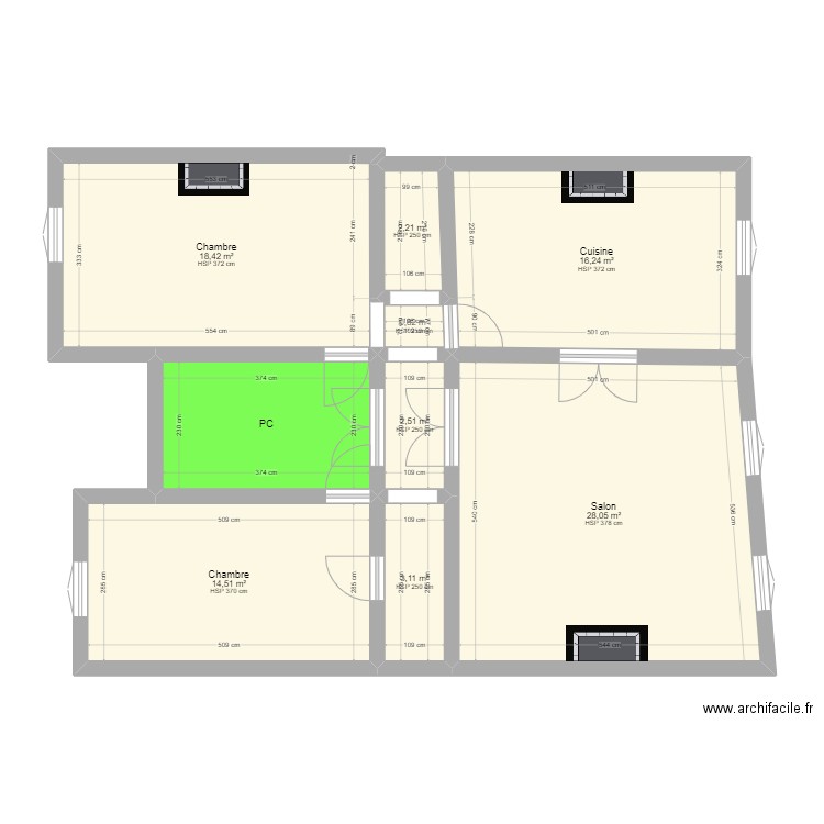 LAKANAL. Plan de 0 pièce et 0 m2