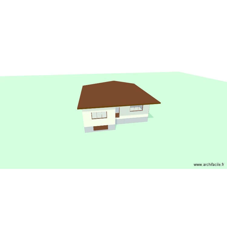Maison Pfaffenheim initial. Plan de 18 pièces et 344 m2