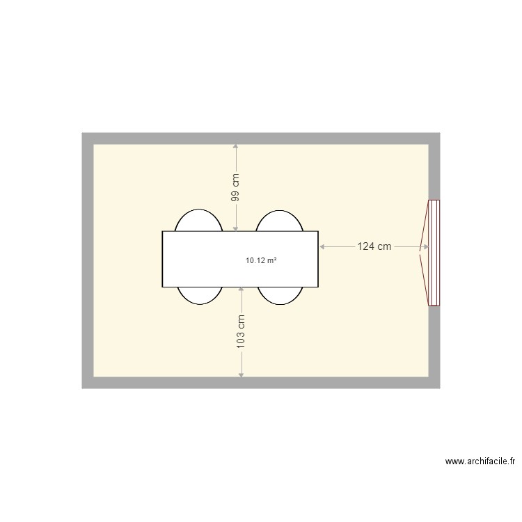 leonhard . Plan de 1 pièce et 10 m2