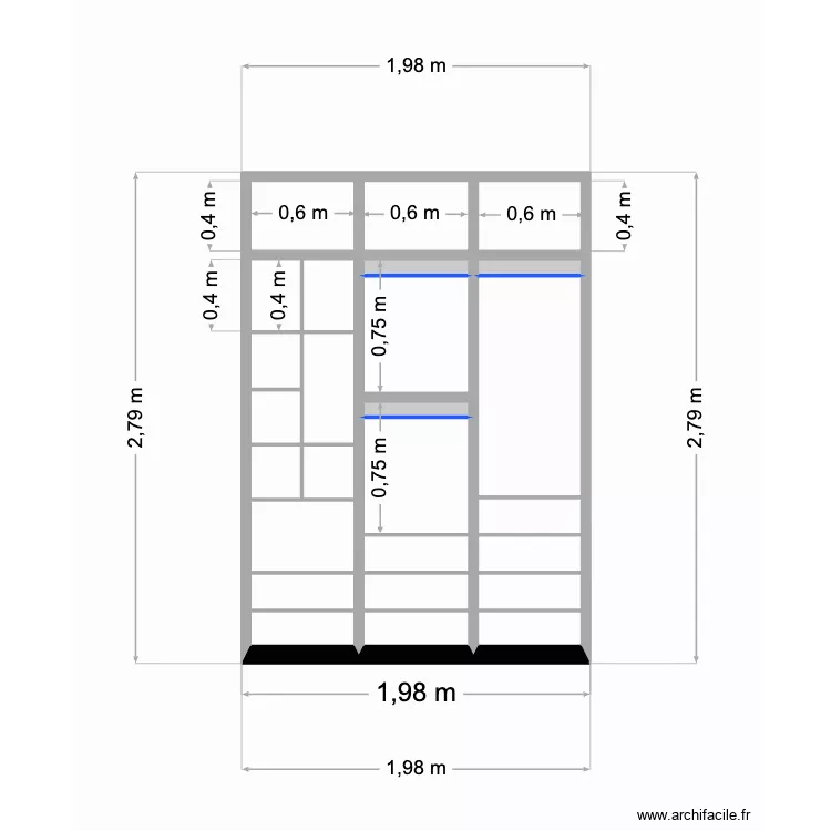 Placard Cite SIR. Plan de 