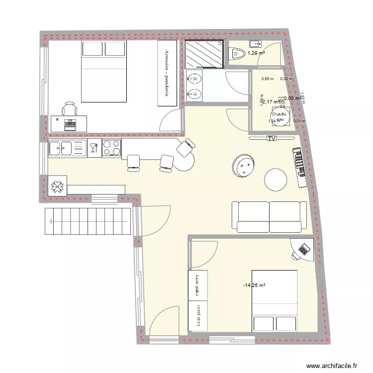 annexe 2. Plan de 4  et 14 m²