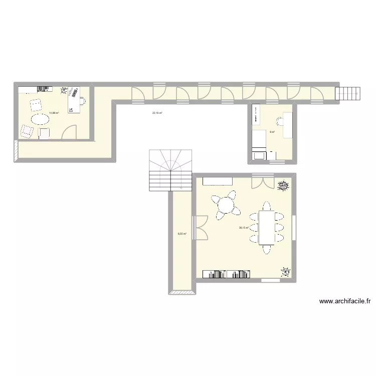 UCHA. Plan de 5 et 93 m² UCHA. Plan de 5 et 93 m²