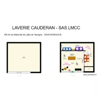 Laverie LMCC - Carrefour Caud&eacute;ran AVANT / APRES