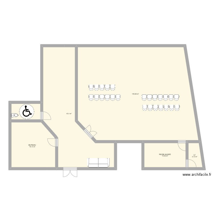 clos pinet 2. Plan de 7 pièces et 188 m2