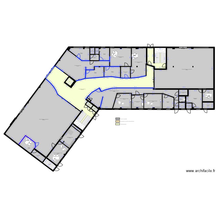 THIERS- Plan ACTUEL FINAL (maj). Plan de 88 pièces et 1734 m2