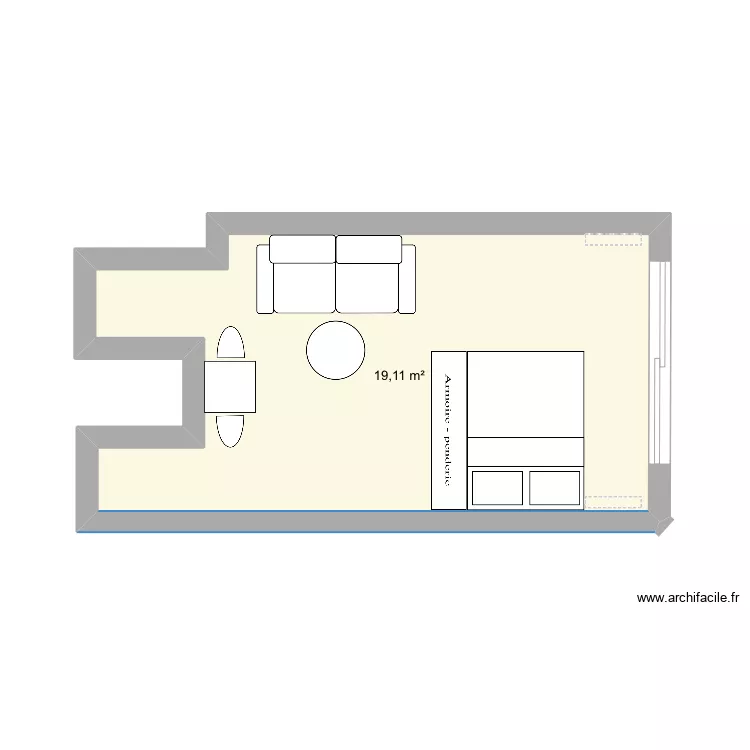 Maison. Plan de 