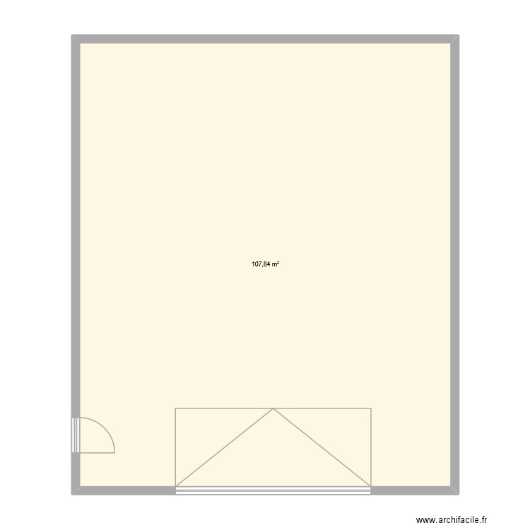 CLEMENT SOUS SOL. Plan de 1 pièce et 108 m2