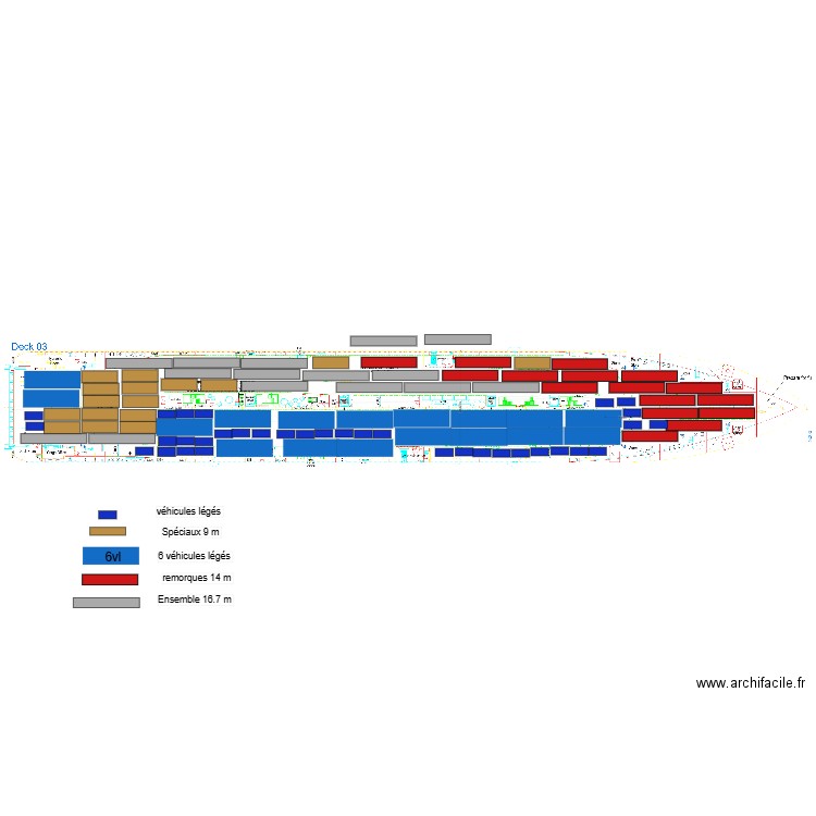 Pont 3 CARDECK baissé. Plan de 0 pièce et 0 m2