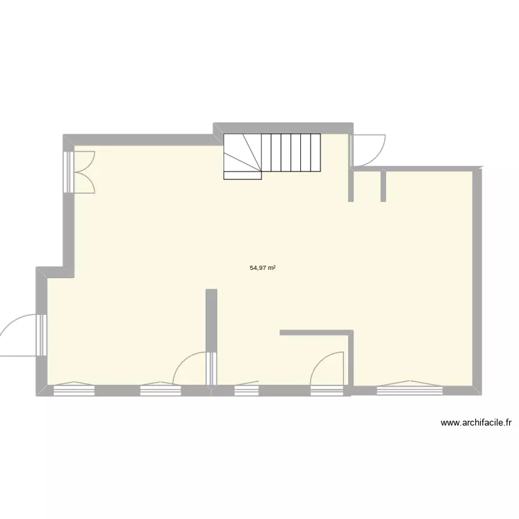 Salon. Plan de 1 et 55 m² Salon. Plan de 1 et 55 m²