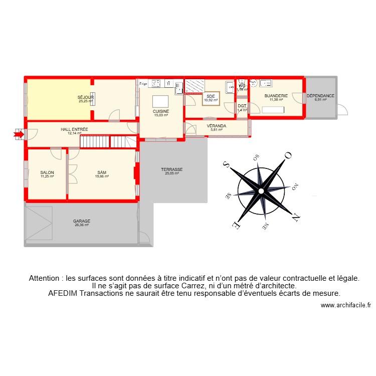 BI 28651-. Plan de 32 pièces et 325 m2