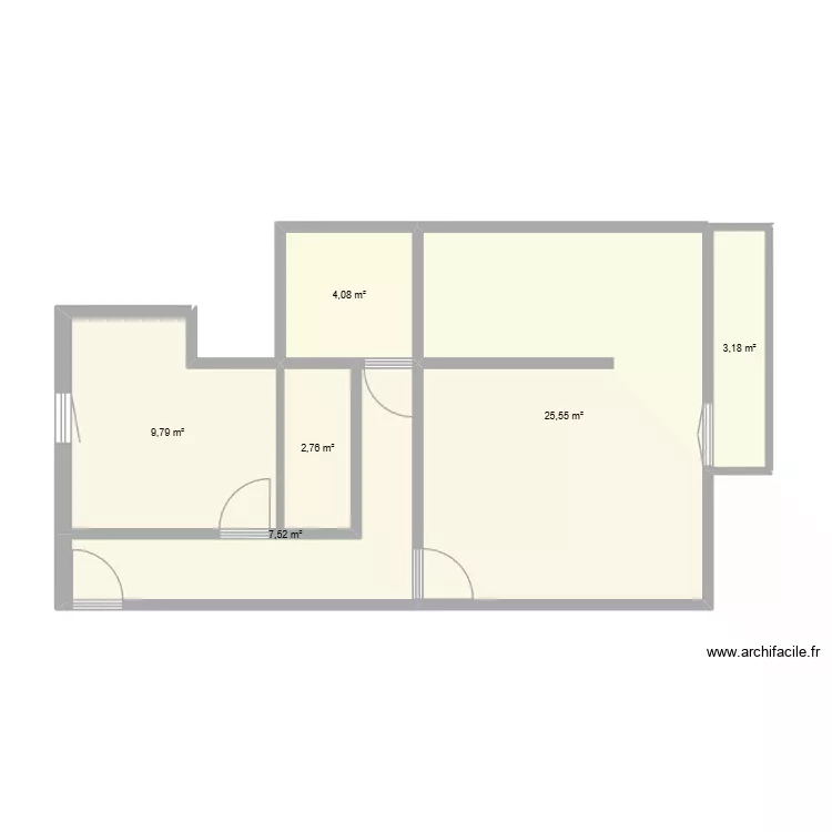 genêts. Plan de 6 et 53 m² genêts. Plan de 6 et 53 m²