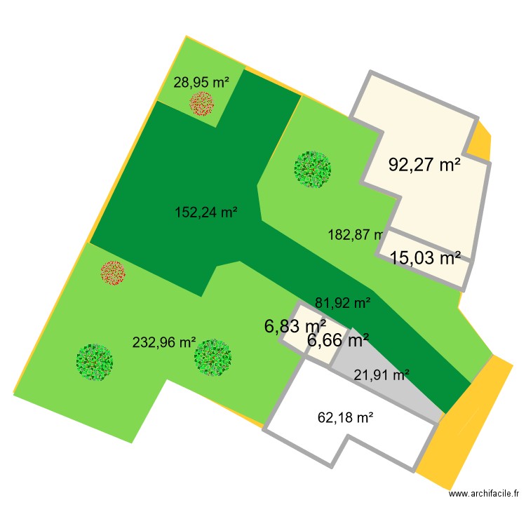 Plan extérieur présentation Mairie 2. Plan de 4 pièces et 121 m2