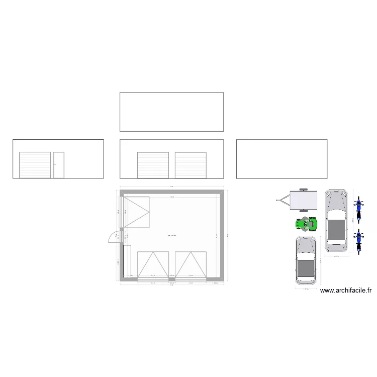 PLAN GARAGE. Plan de PLAN GARAGE. Plan de