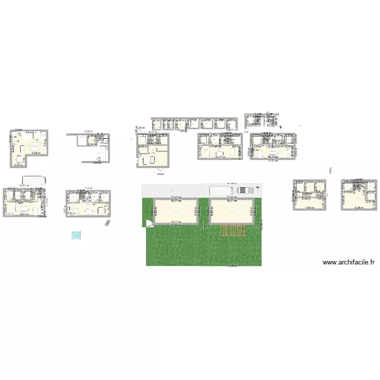 SPQ V3. Plan de 50 pièces et 635 m²