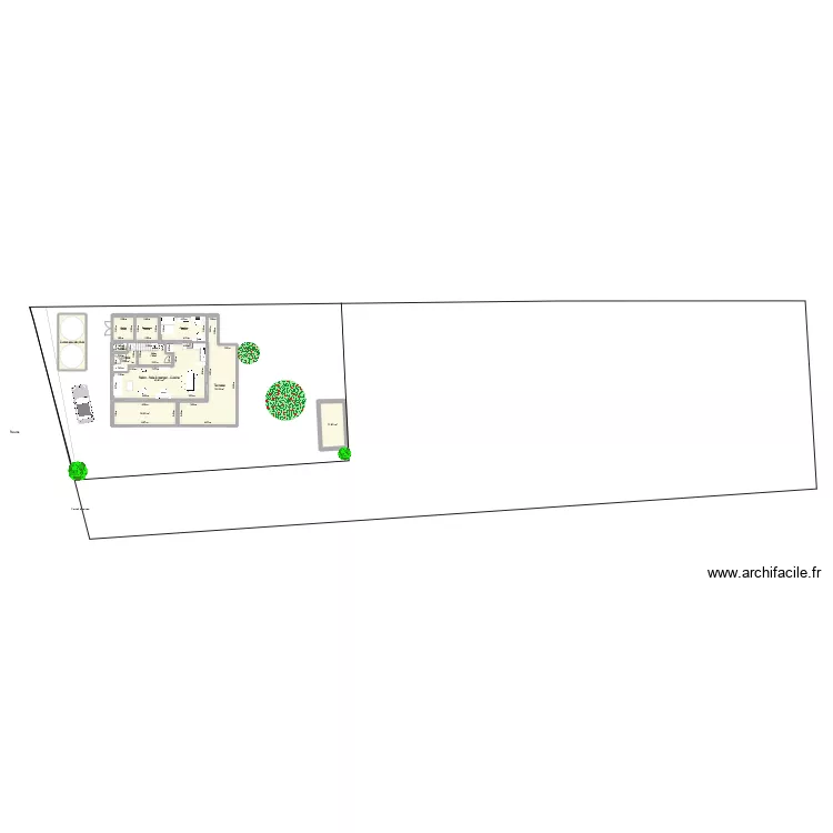 maison 2 RDC. Plan de 