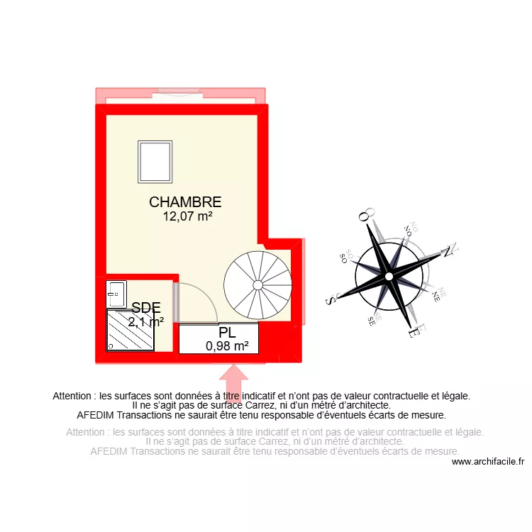 BI 29083. Plan de 9 et 33 m² BI 29083. Plan de 9 et 33 m²