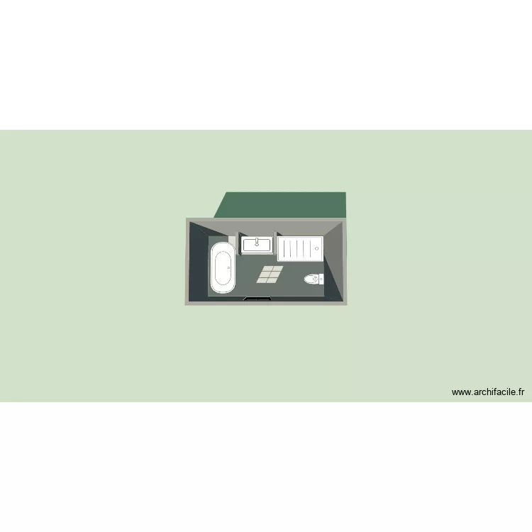 BR2. Plan de 1  et 8 m²