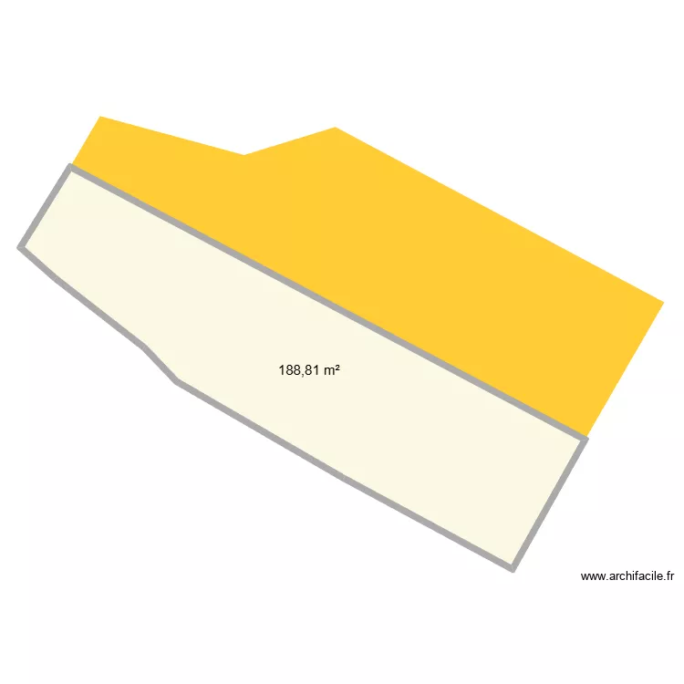 cadastre. Plan de 1  et 189 m²