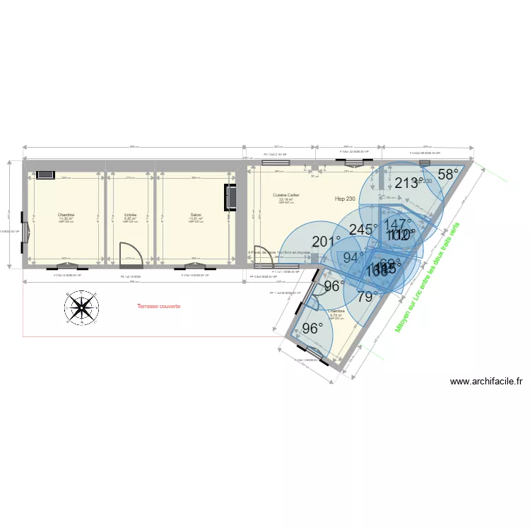 DIOP / BARATEIG. Plan de 