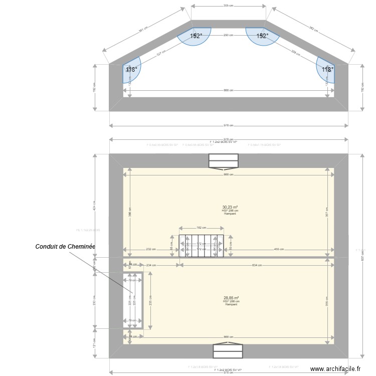 ML24002146. Plan de 10 pièces et 137 m2