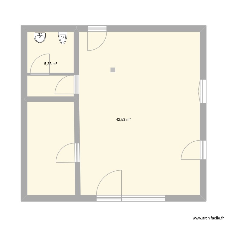 plan etat des lieux. Plan de 0 pièce et 0 m2