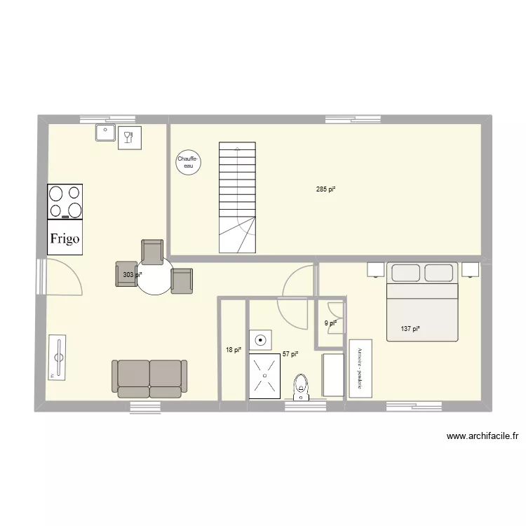 appartement. Plan de 6 et 75 m² appartement. Plan de 6 et 75 m²