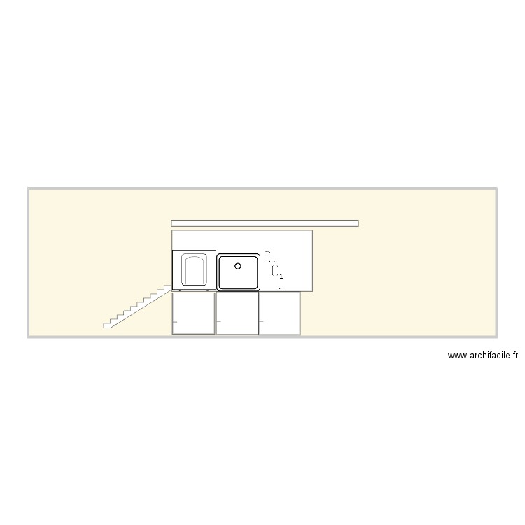 salle de repos. Plan de 1 pièce et 87 m2