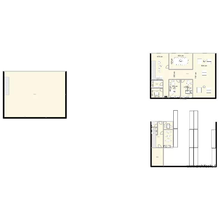locaux salleboeuf. Plan de 
