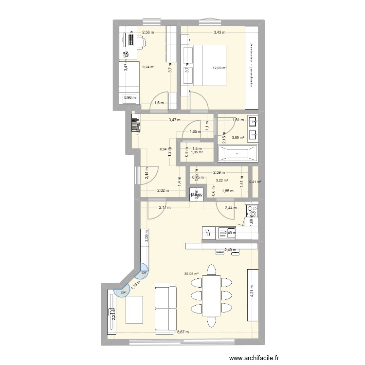 Appartement a. Plan de 0 pièce et 0 m2