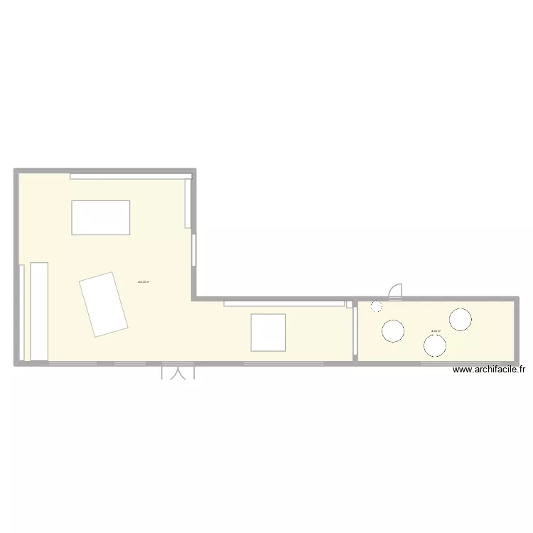 Enola plan. Plan de 2  et 200 m²