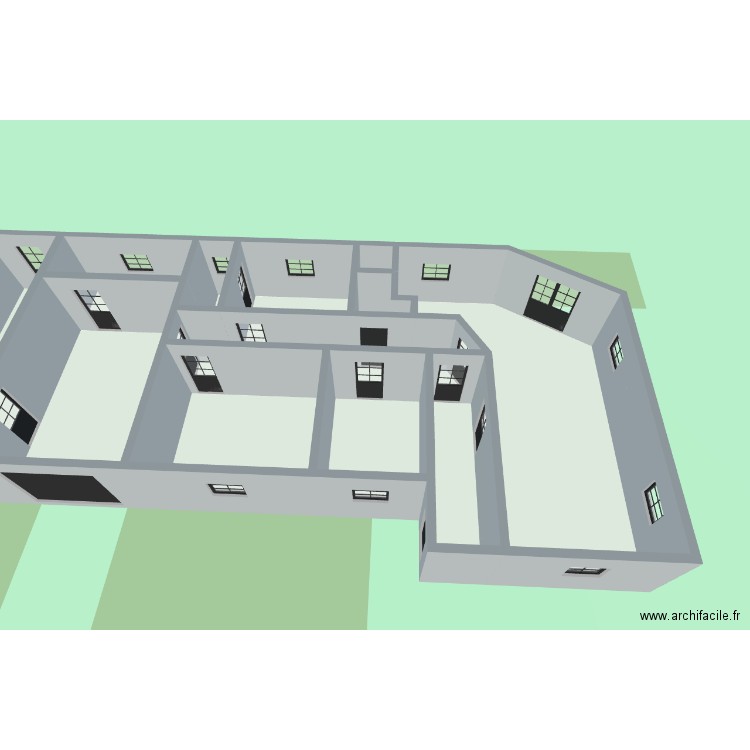 EVEN PLAN. Plan de 12 pièces et 138 m2