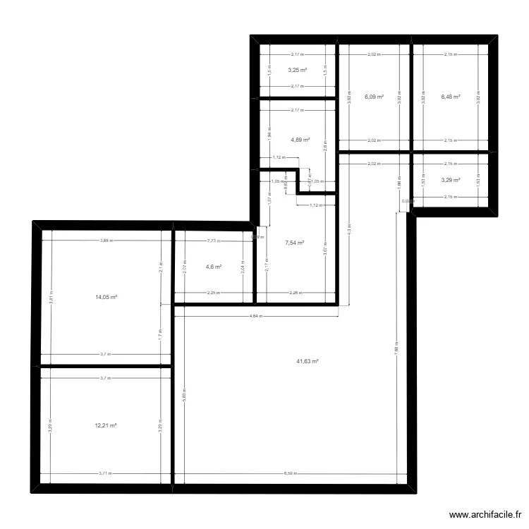 B73ABexist. Plan de 