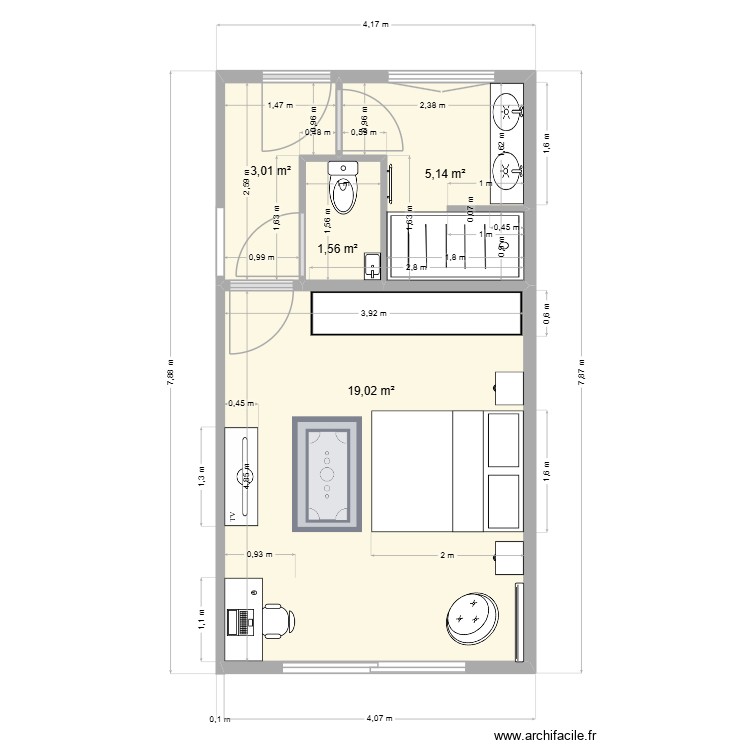 LESUEUR p. Plan de 0 pièce et 0 m2