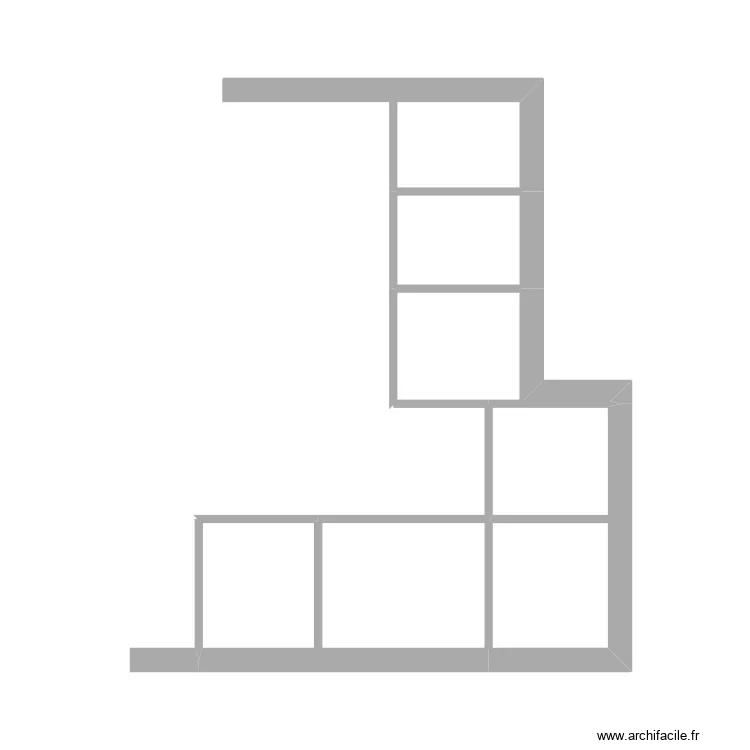 FETIVEAU CUISINE. Plan de 4  et 11 m²