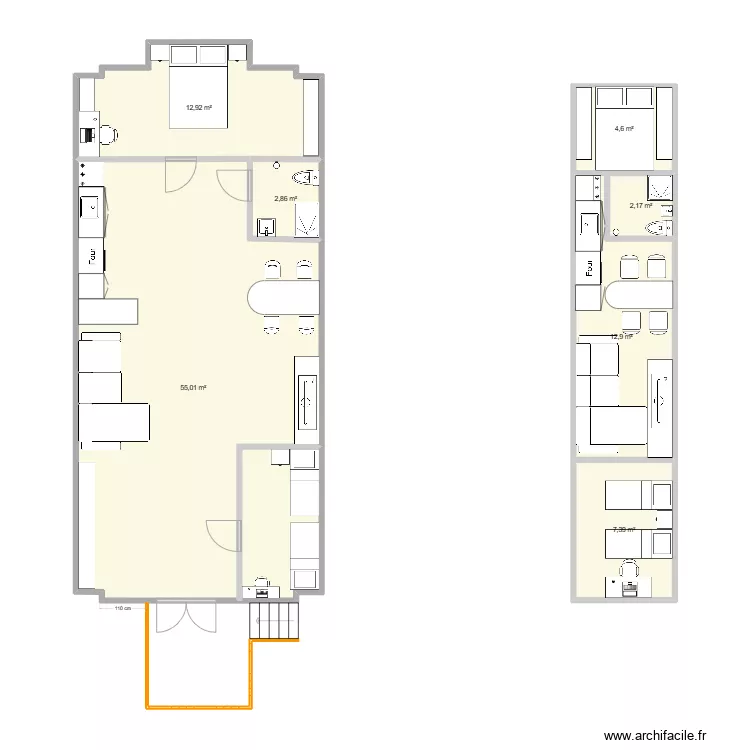 Caravane Plan 2 D. Aménagement v3. Plan de Caravane Plan 2 D. Aménagement v3. Plan de