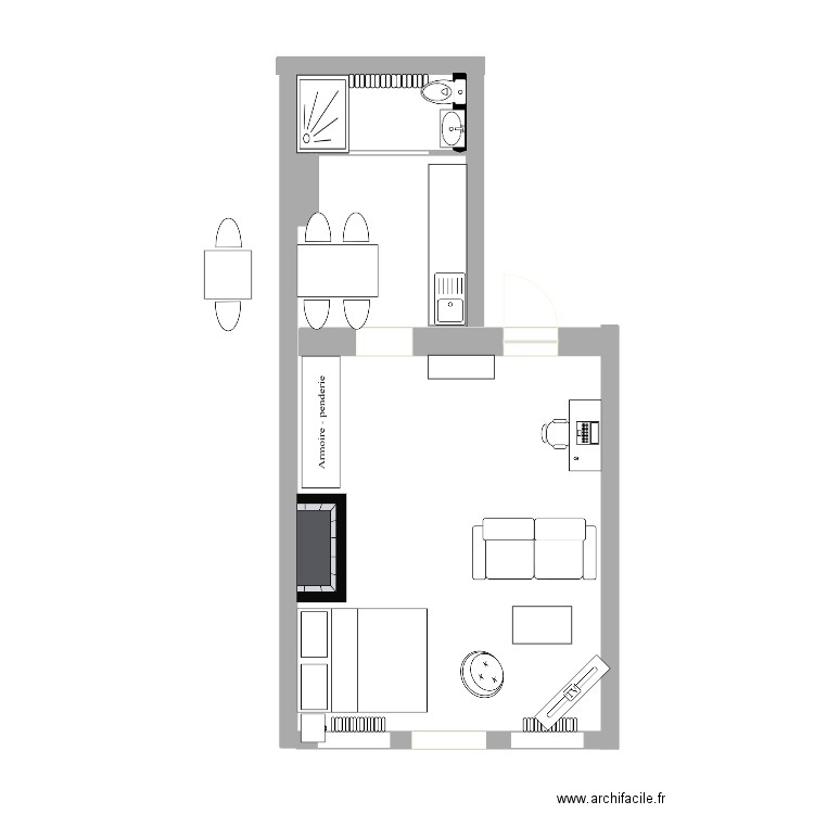 vleurgat 46 1° étage. Plan de 0 pièce et 0 m2