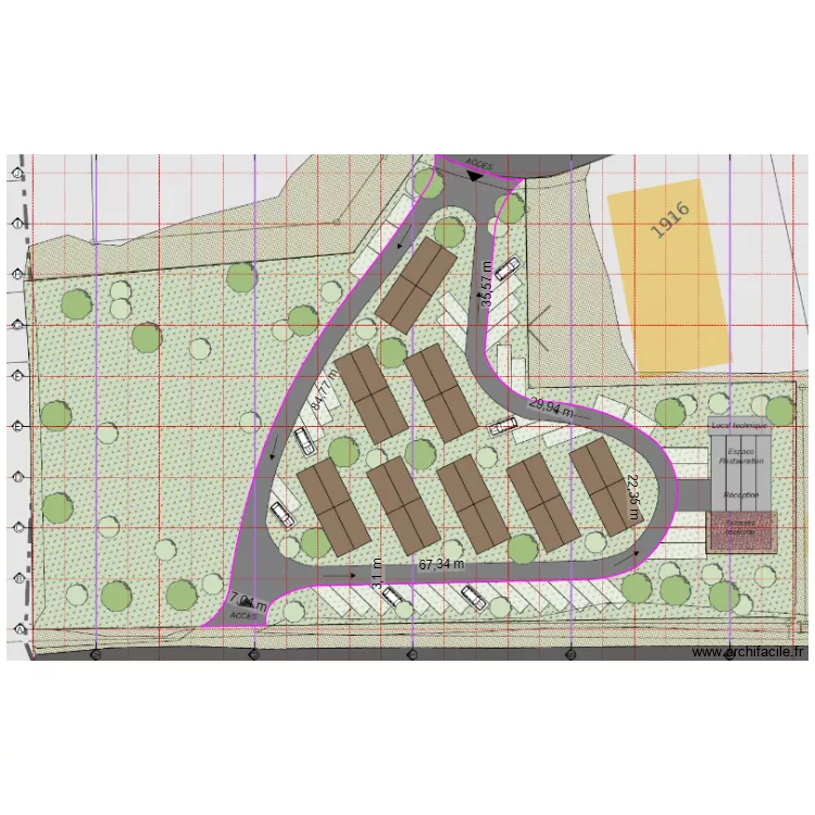 STEPHOTEL r&eacute;seau VOIRIE. Plan de 