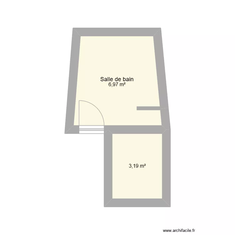 Ballon. Plan de 2  et 10 m²