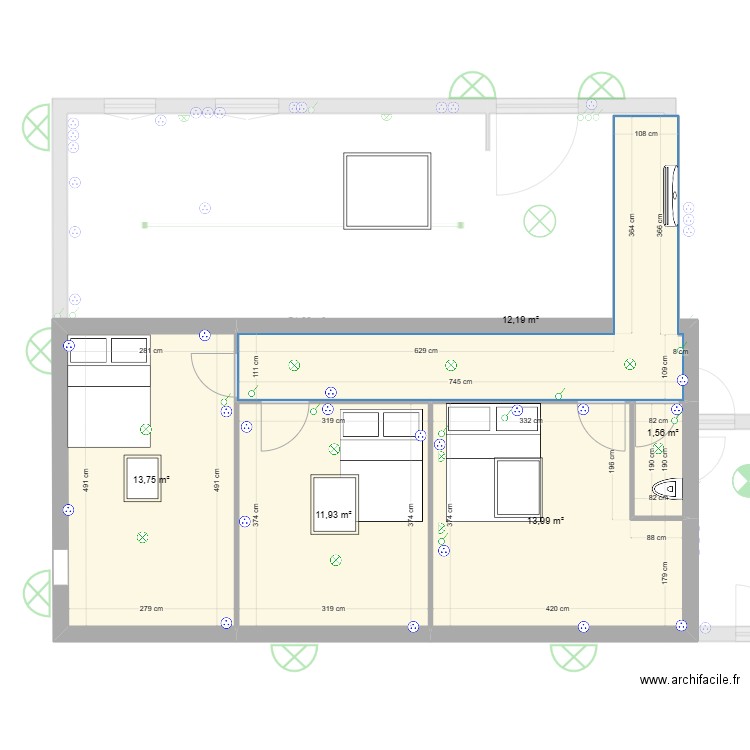 JAVERDAT BIS. Plan de 0 pièce et 0 m2