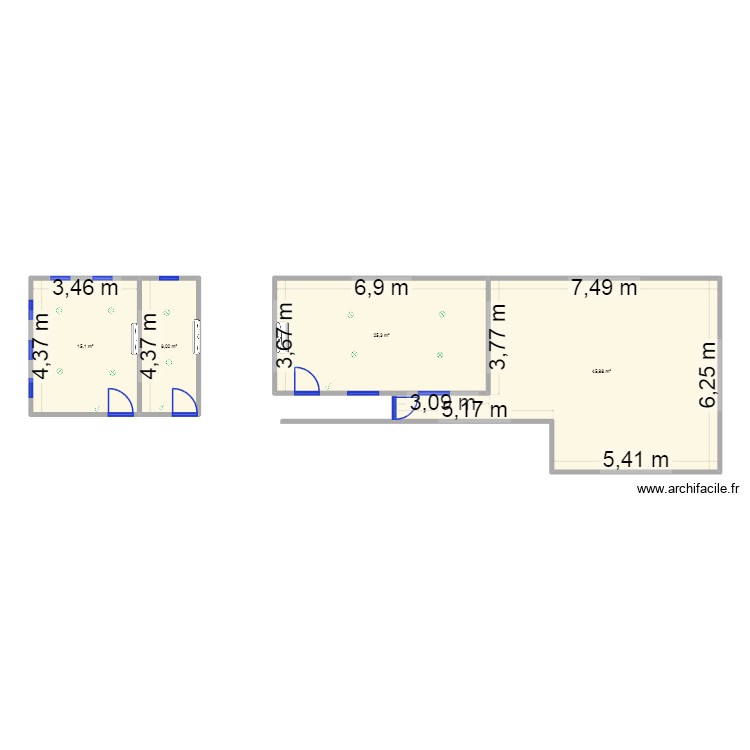 am&eacute;nagement bureau. Plan de 0 pièce et 0 m2