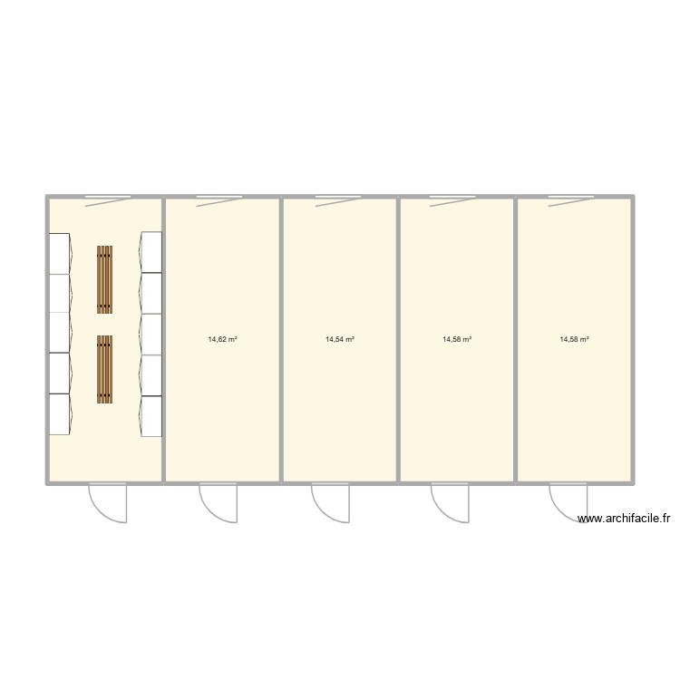 BASE VIE RDC 45 MODULES. Plan de 0 pièce et 0 m2