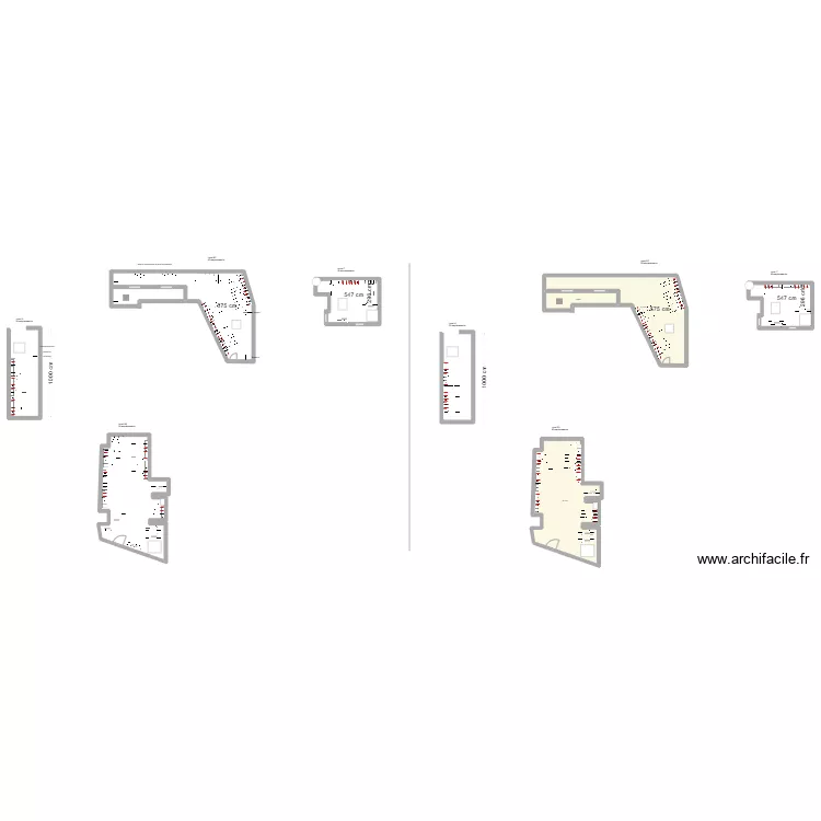 Parking France. Plan de 