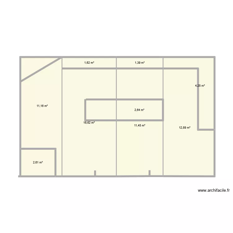 parrilla v. Plan de 9 et 65 m² parrilla v. Plan de 9 et 65 m²