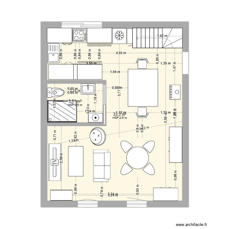 PROJET 3. Plan de 0 pièce et 0 m2