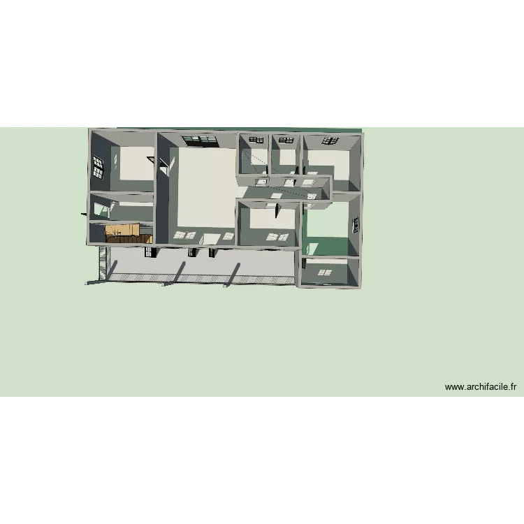 maison. Plan de 8 Pièces et 116 m² maison. Plan de 8 Pièces et 116 m²