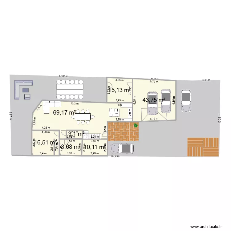 ERIC FOUCHER3. Plan de 7 et 170 m² ERIC FOUCHER3. Plan de 7 et 170 m²