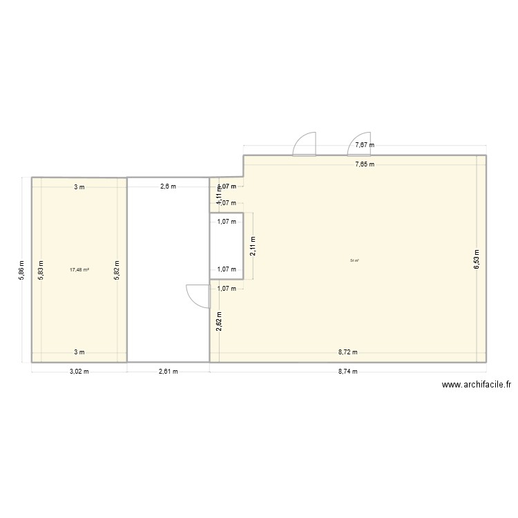 MONOPRIX. Plan de 0 pièce et 0 m2