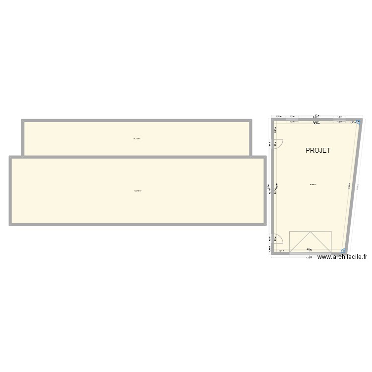 PLAN 1. Plan de 3 pièces et 317 m2