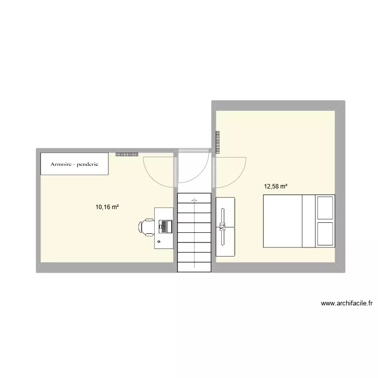 chambre Maggy. Plan de chambre Maggy. Plan de